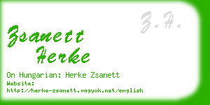 zsanett herke business card